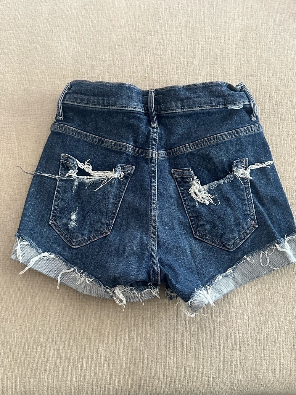 Mother denim shorts